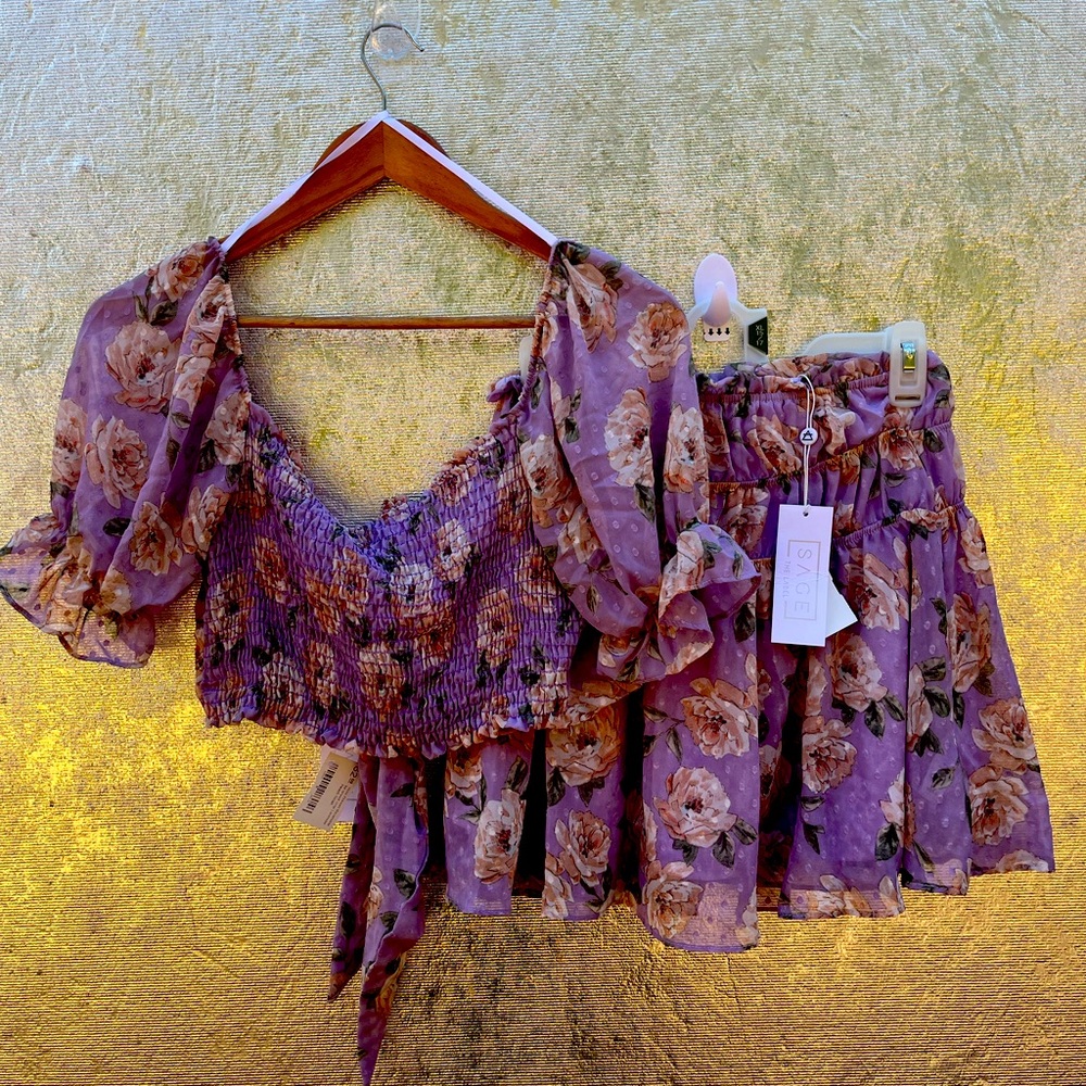 Small top and skirt